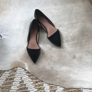 Madewell d’orsay black flats